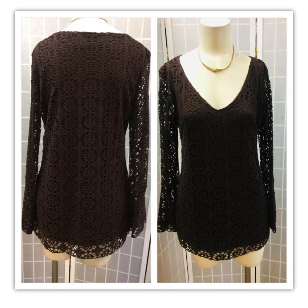 Suzie in the City, dress, short, brown, size M.: